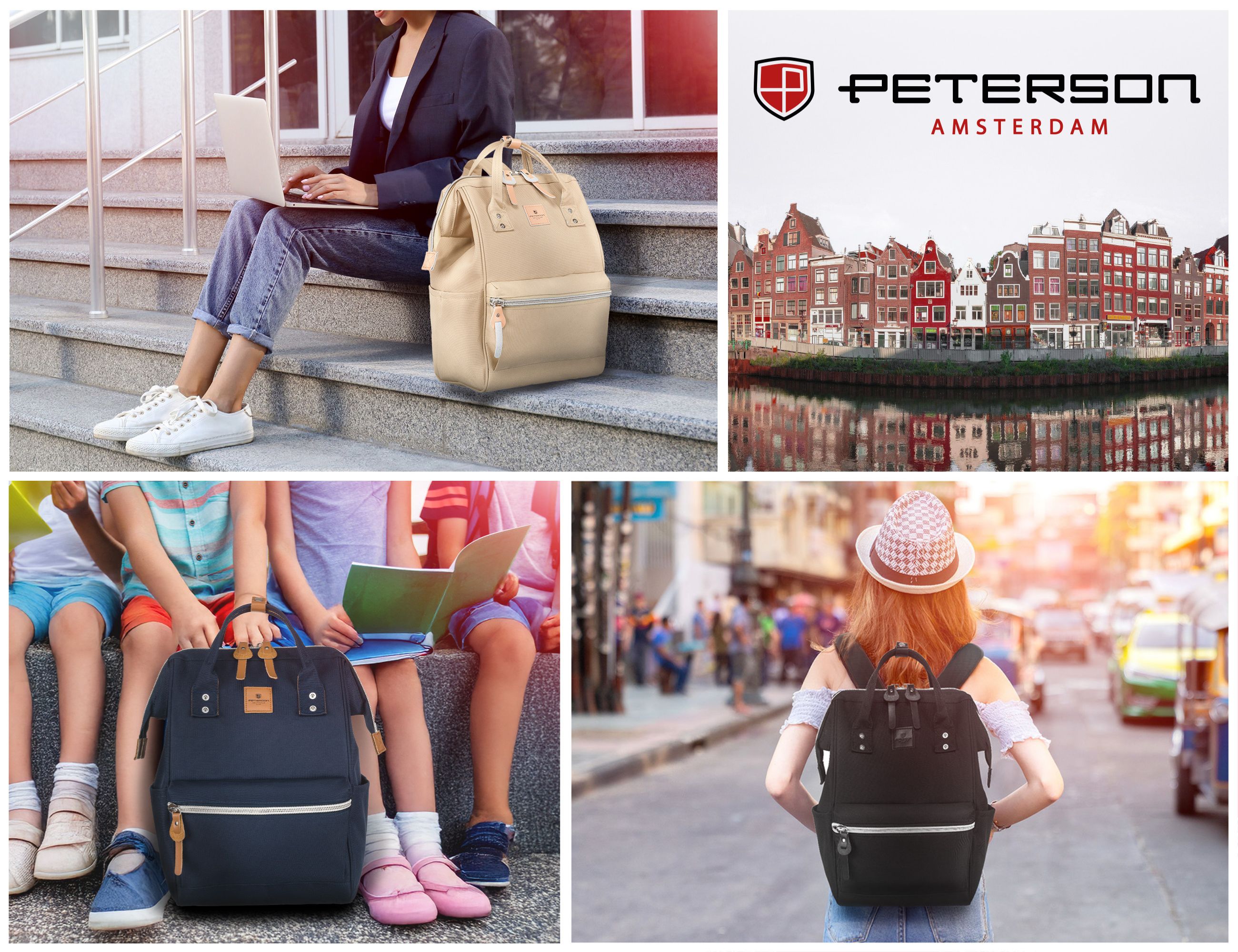 plecak materiałowy ptn beta-0367 purple