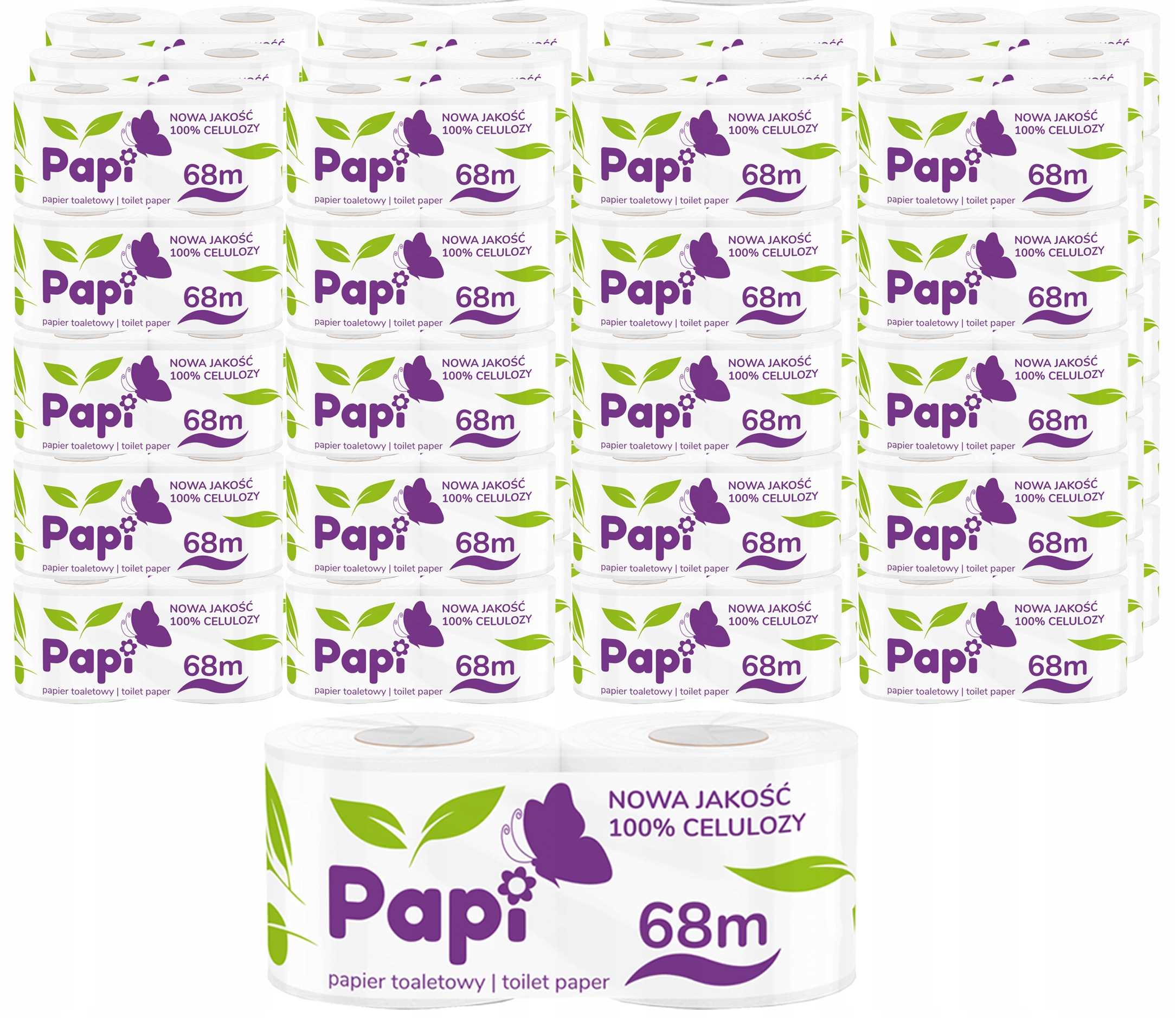 papier toaletowy 2r papi 2w - 56 rolek