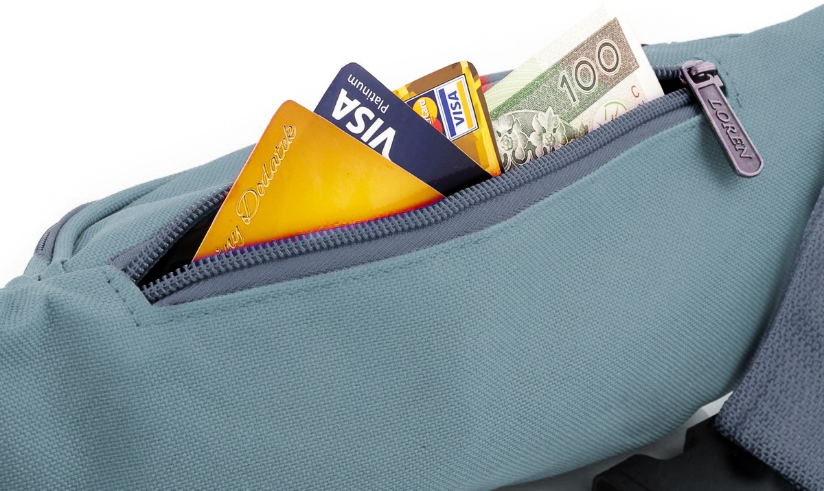 saszetka na pas wb01-600d-gray