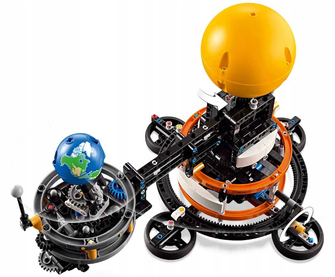 42179 - lego technic - planeta ziemia i księżyc na orbicie