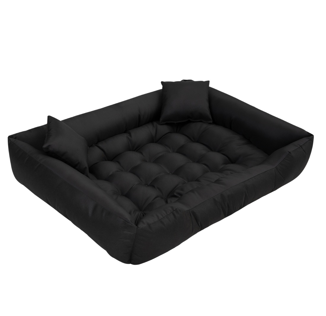 legowisko dla psa kojec ecco 100x75 cm wodoodporne czarne