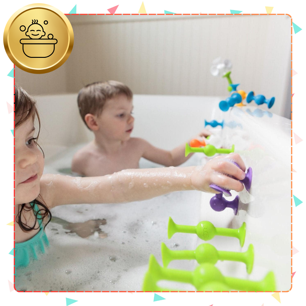 silikonowe klocki konstrukcyjne z przyssawkami 48 el dla dzieci edukacyjne