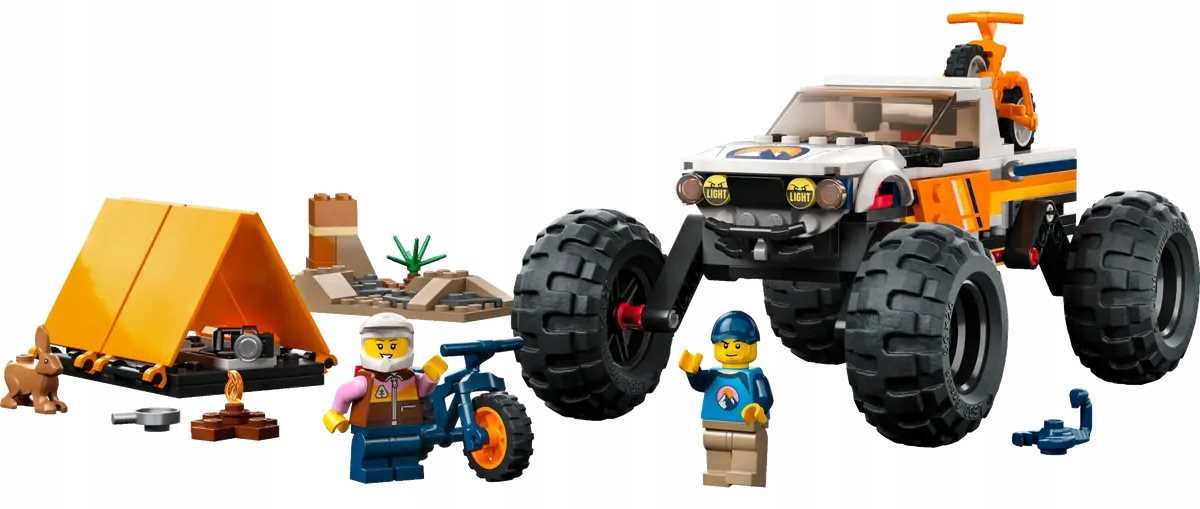 60387 - lego city - przygody samochodem terenowym z napędem 4x4
