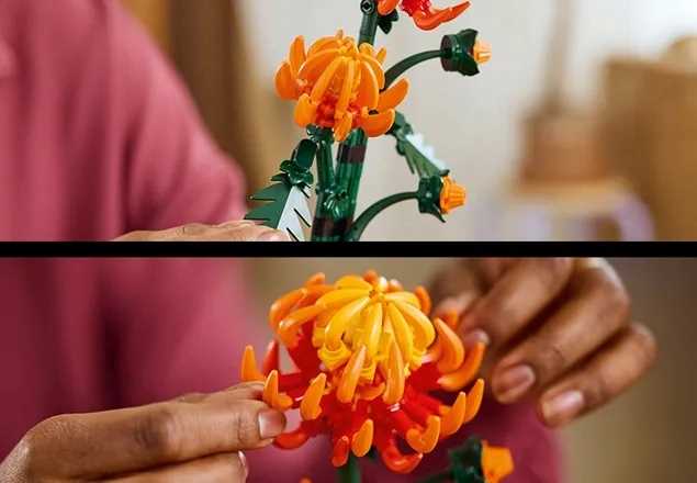 10368 - lego the botanical collection - chryzantema