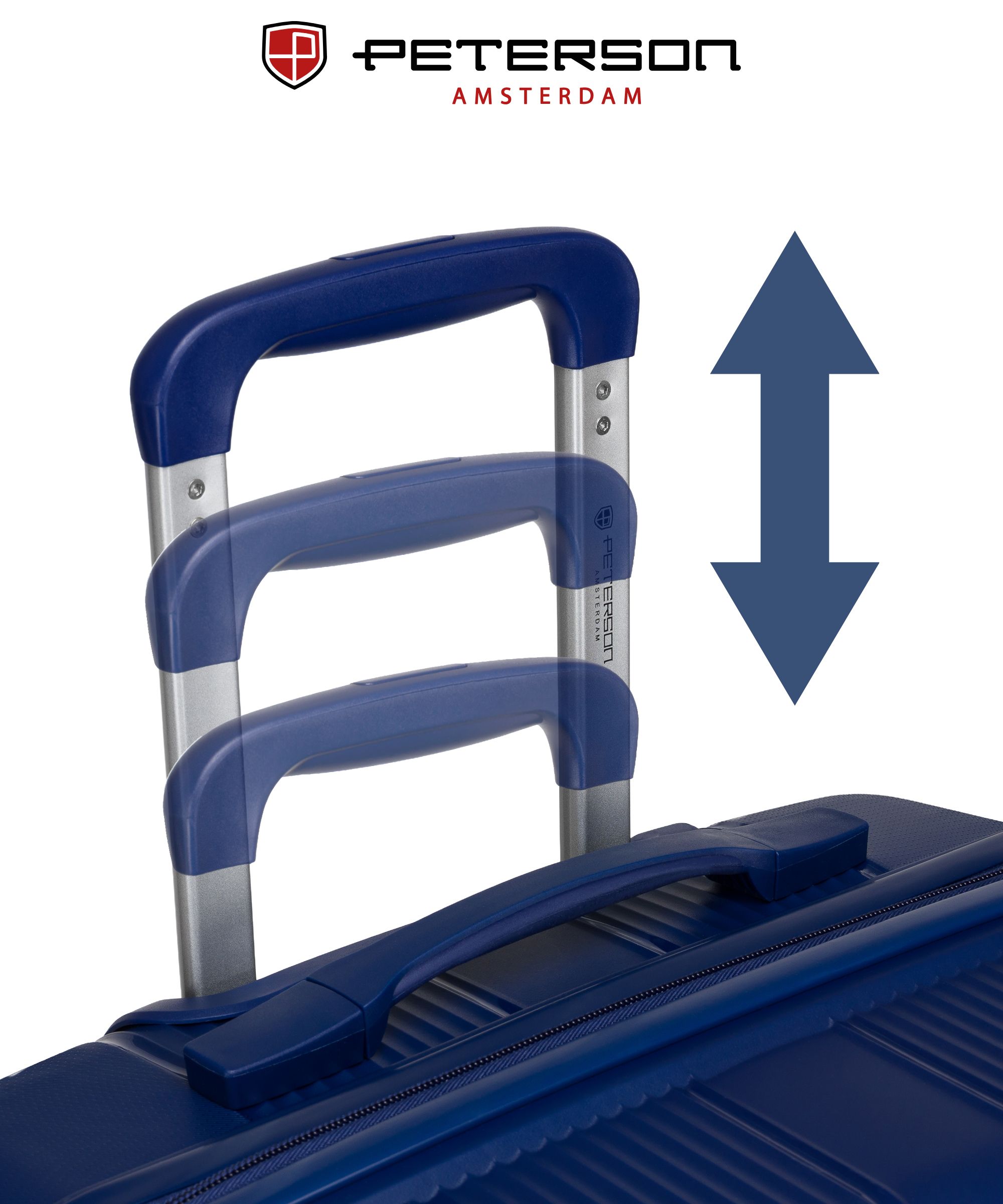 zestaw walizek ptn pp-09-set3-1594 navy