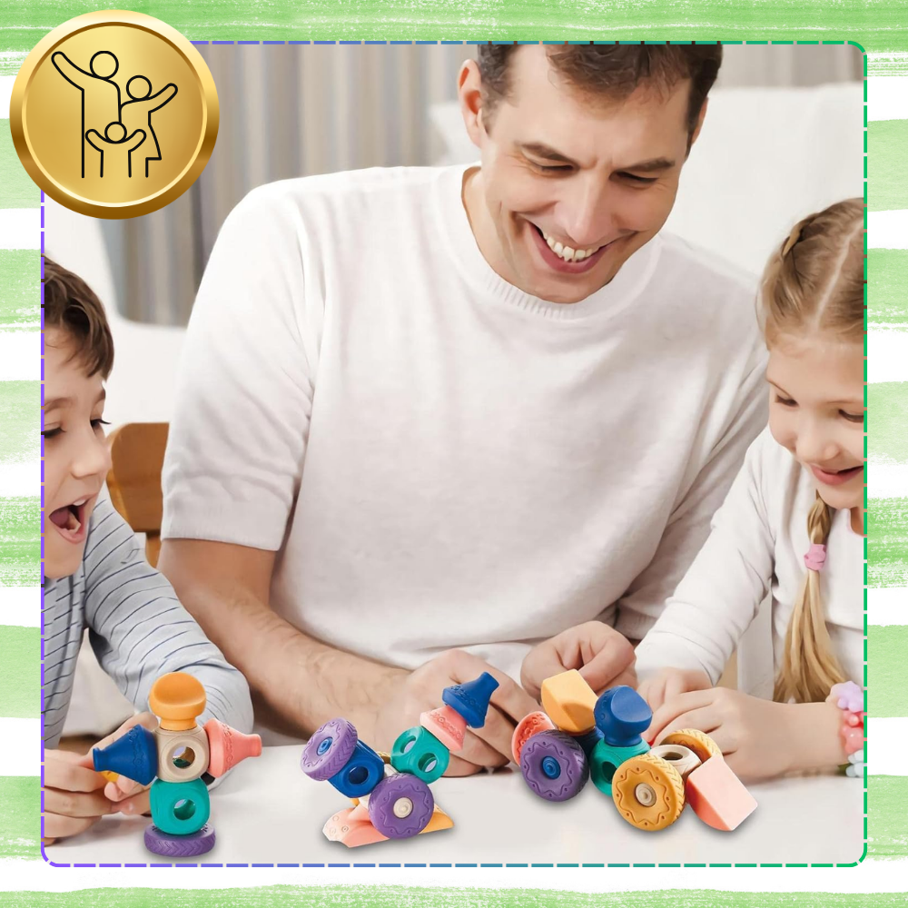 miękkie kreatywne klocki sensoryczne dla niemowląt dzieci funkcja gryzaka