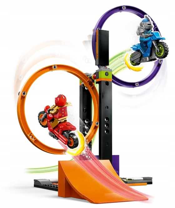 60360 - lego city - wyzwanie kaskaderskie - obracające się okręgi