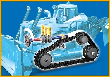 60466 - lego city - żółty buldożer