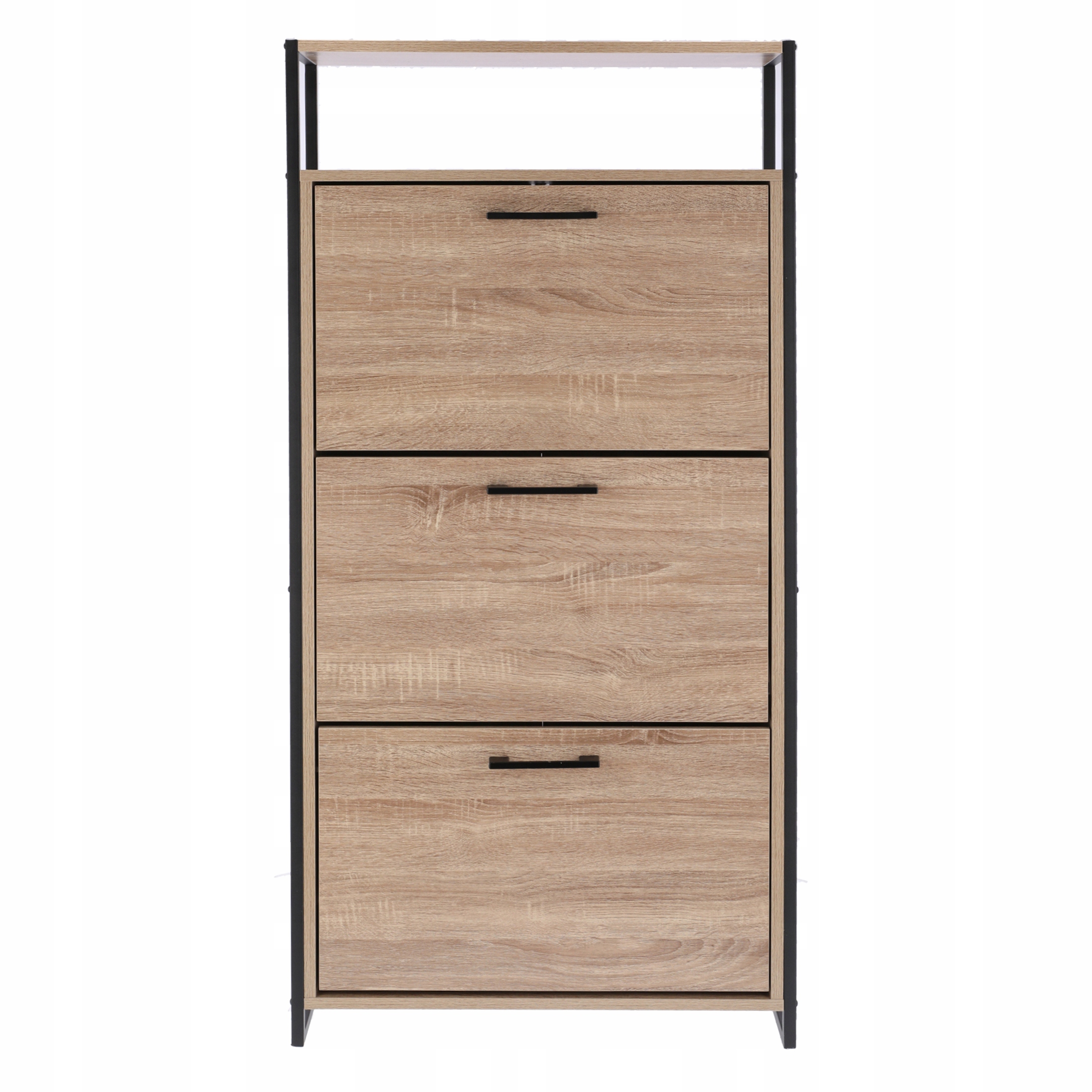 szafka na buty regał 3 komory obuwie komoda pojemna do przedpokoju loft