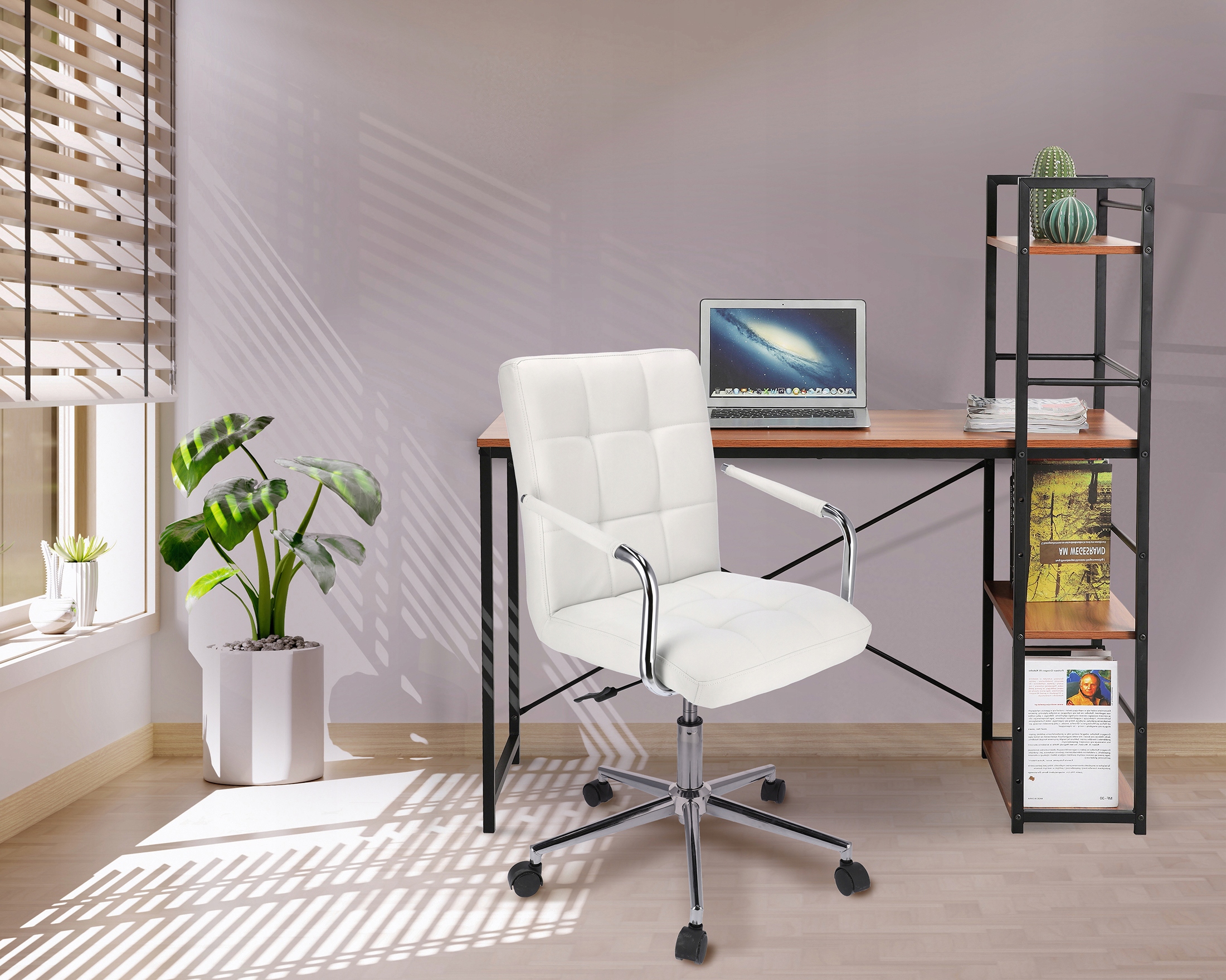 krzesło quatro ekoskóra białe