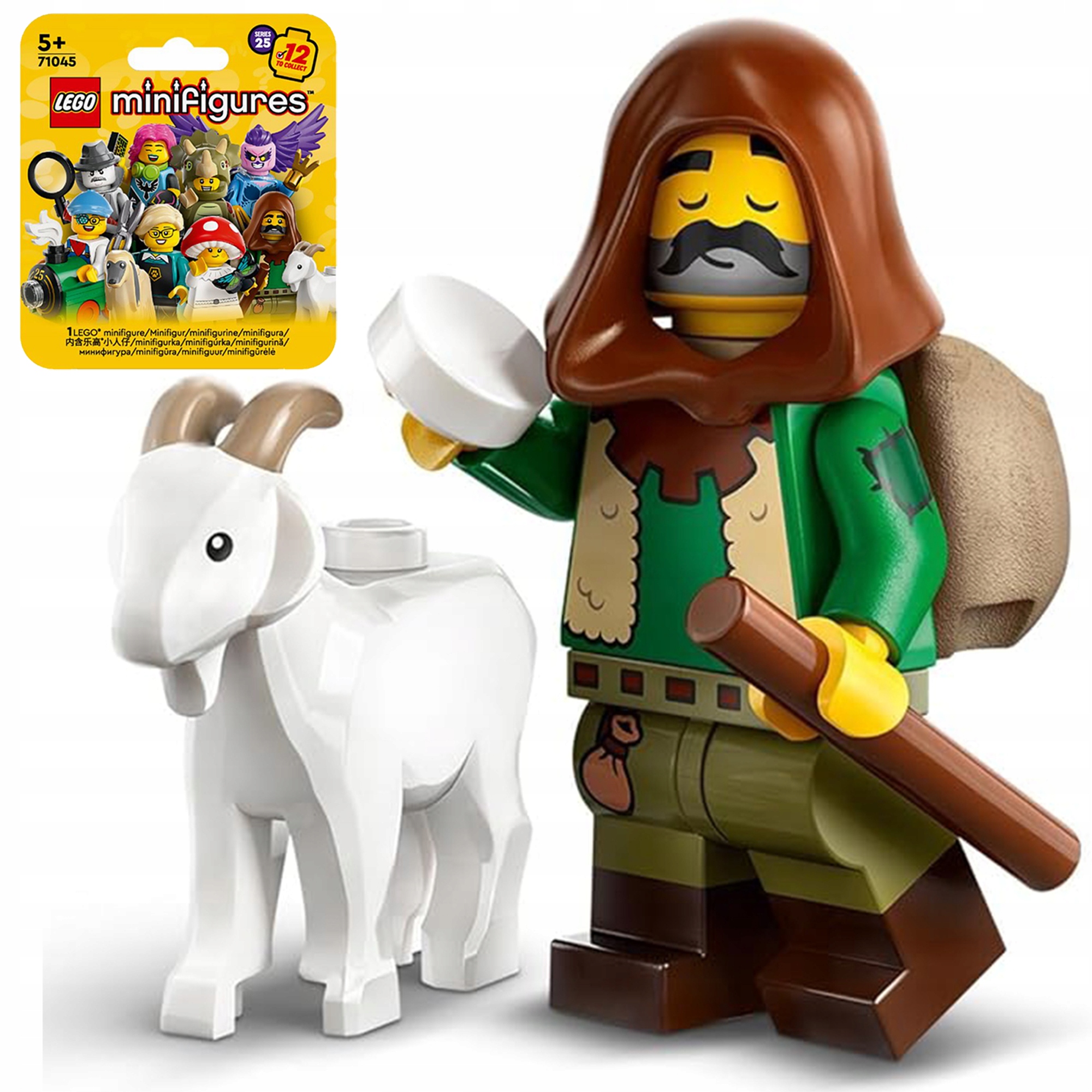 71045 - lego minifigures - pasterz z kozą col25-5 / seria 25