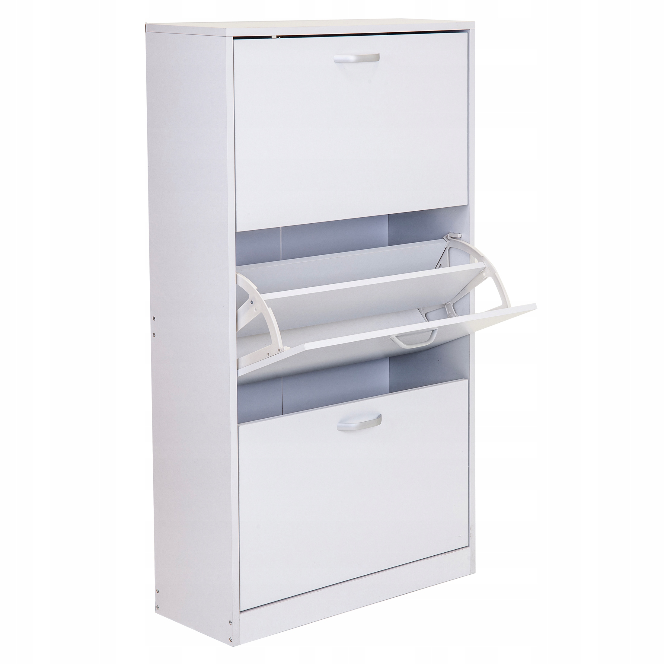 szafka na buty regał 3 komory obuwie komoda pojemna do przedpokoju regał