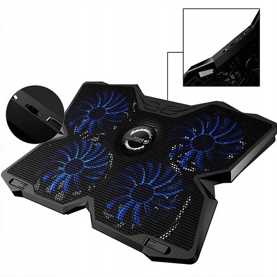 podstawka chłodząca pod laptopa 4 wentylatory