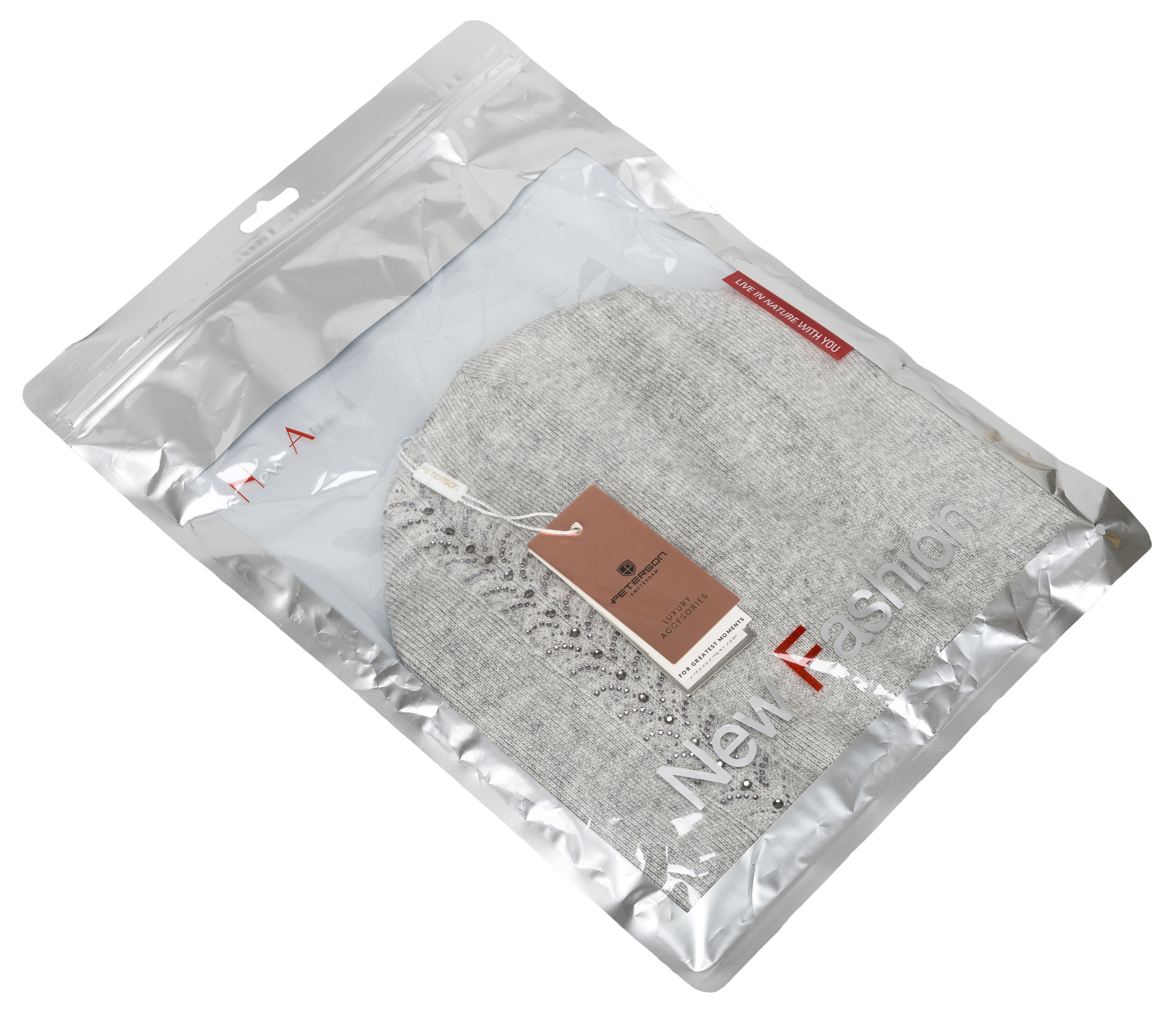 czapka ptn hat-03-7552 grey