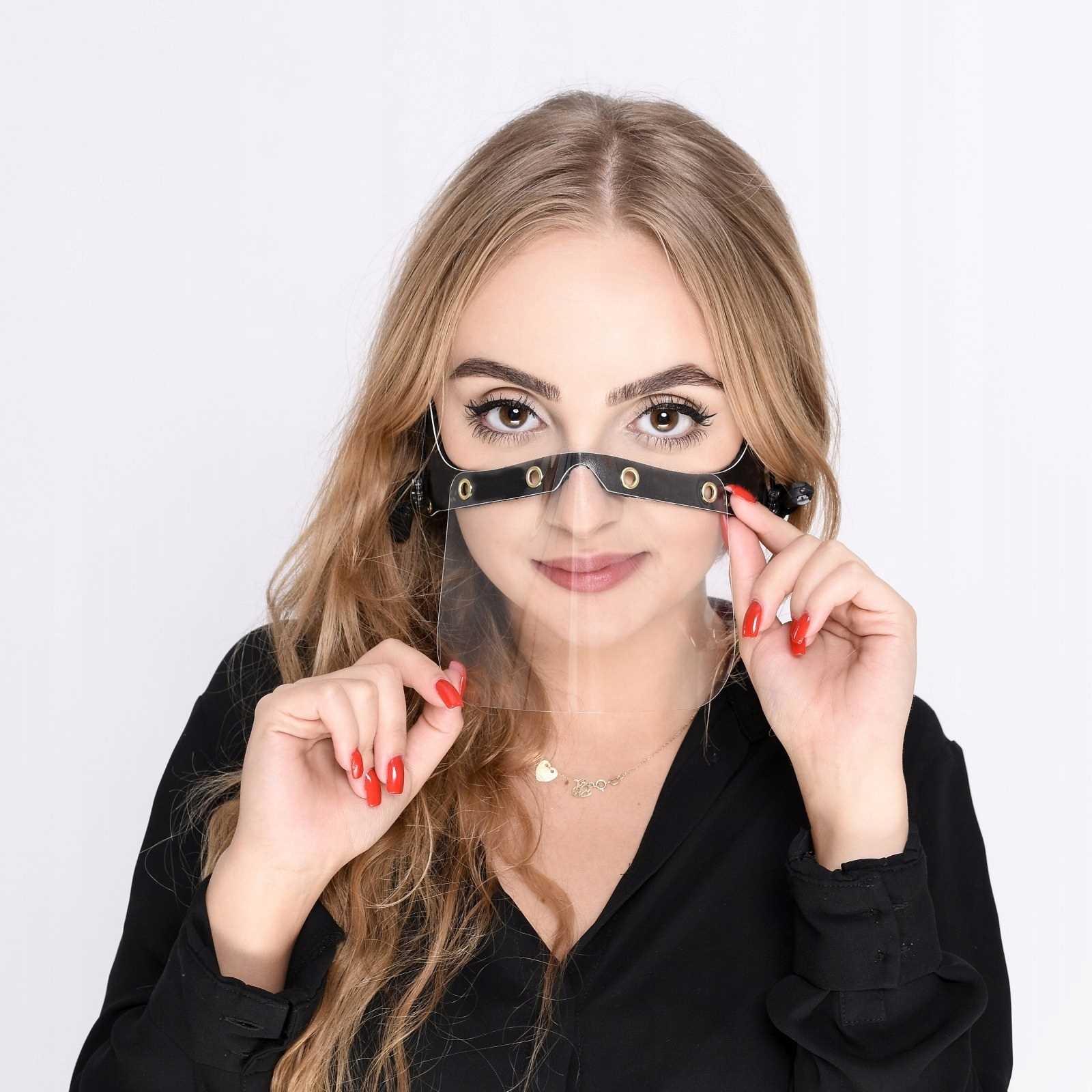 przyłbica minishield / hilfitec / czarna m