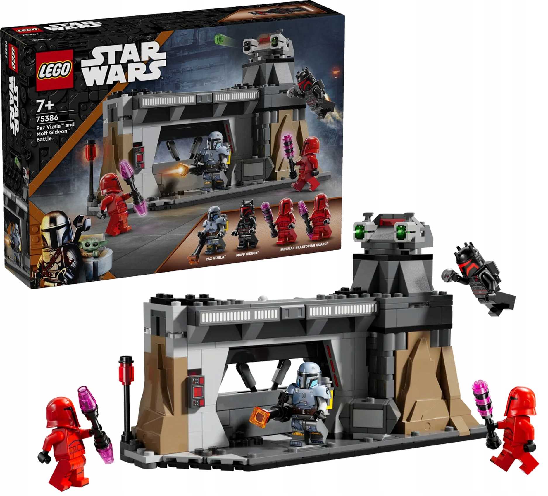 75386 - lego star wars - pojedynek paza vizsli™ i moffa gideona™