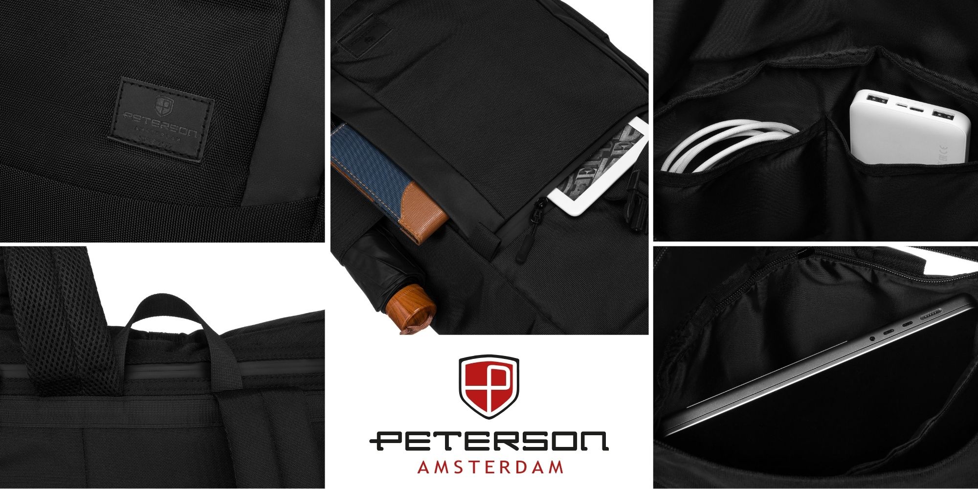 plecak miejski ptn rio-9114 black