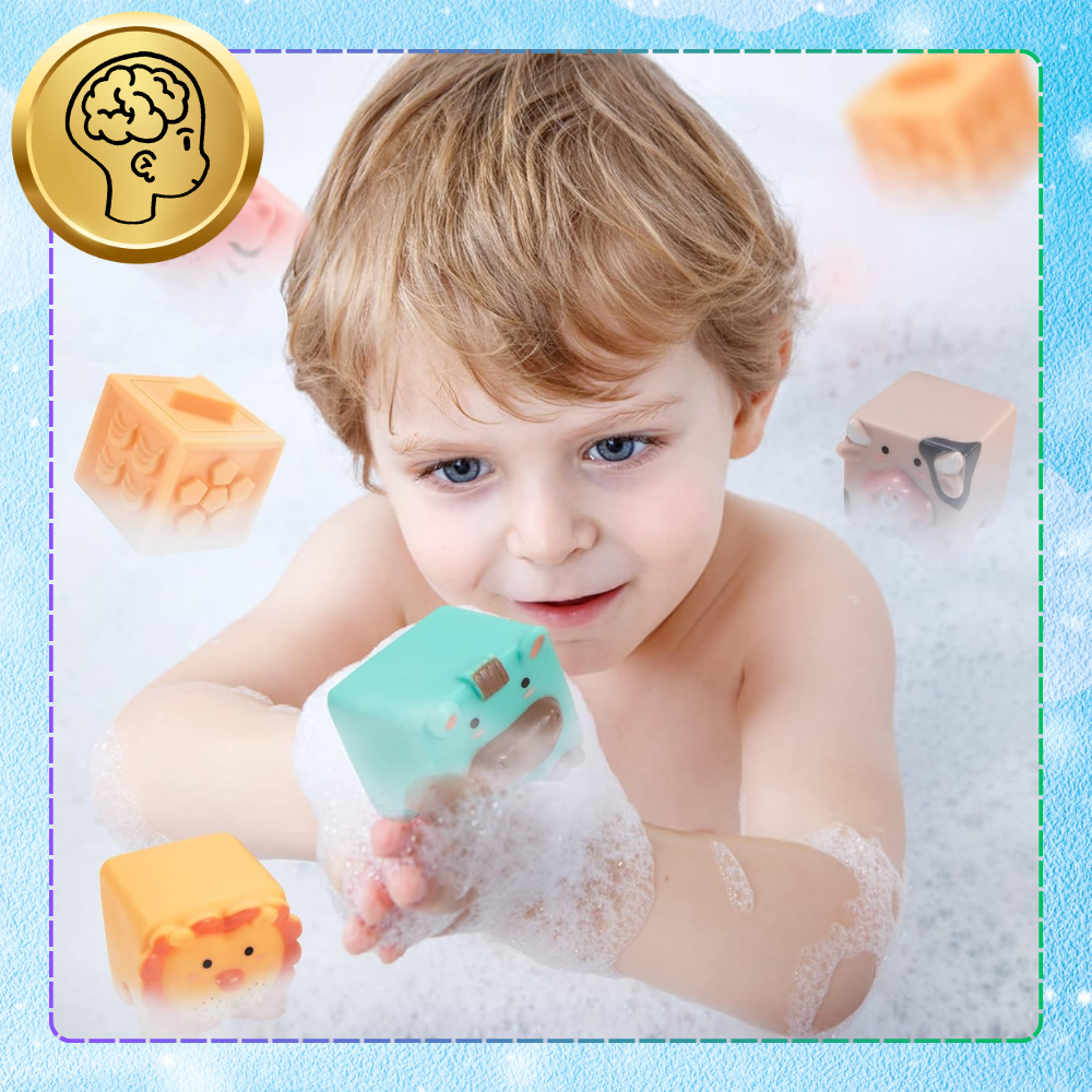 miękkie kreatywne klocki sensoryczne dla niemowląt dzieci funkcja gryzaka