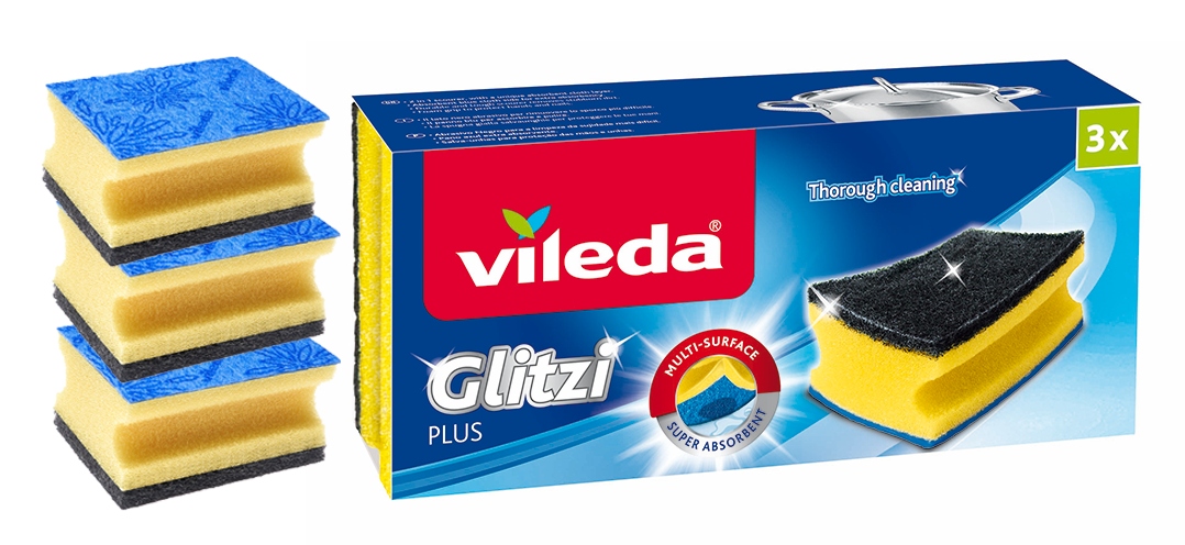 zmywak profilowany vileda glitzi plus 3szt.