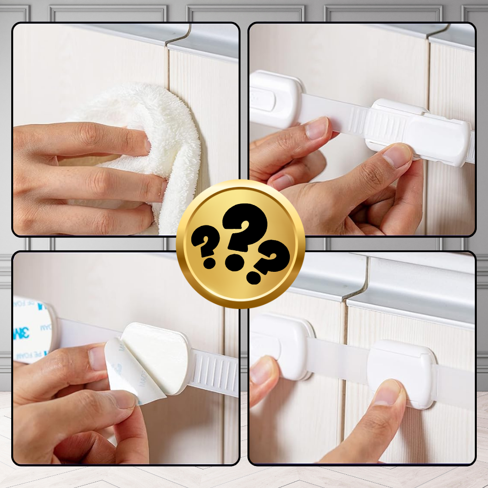 zabezpieczenia szafek blokada szuflad mebli drzwi przed dziećmi mocna