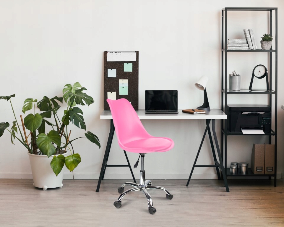 krzesło iger różowe