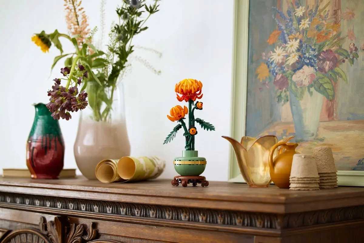 10368 - lego the botanical collection - chryzantema