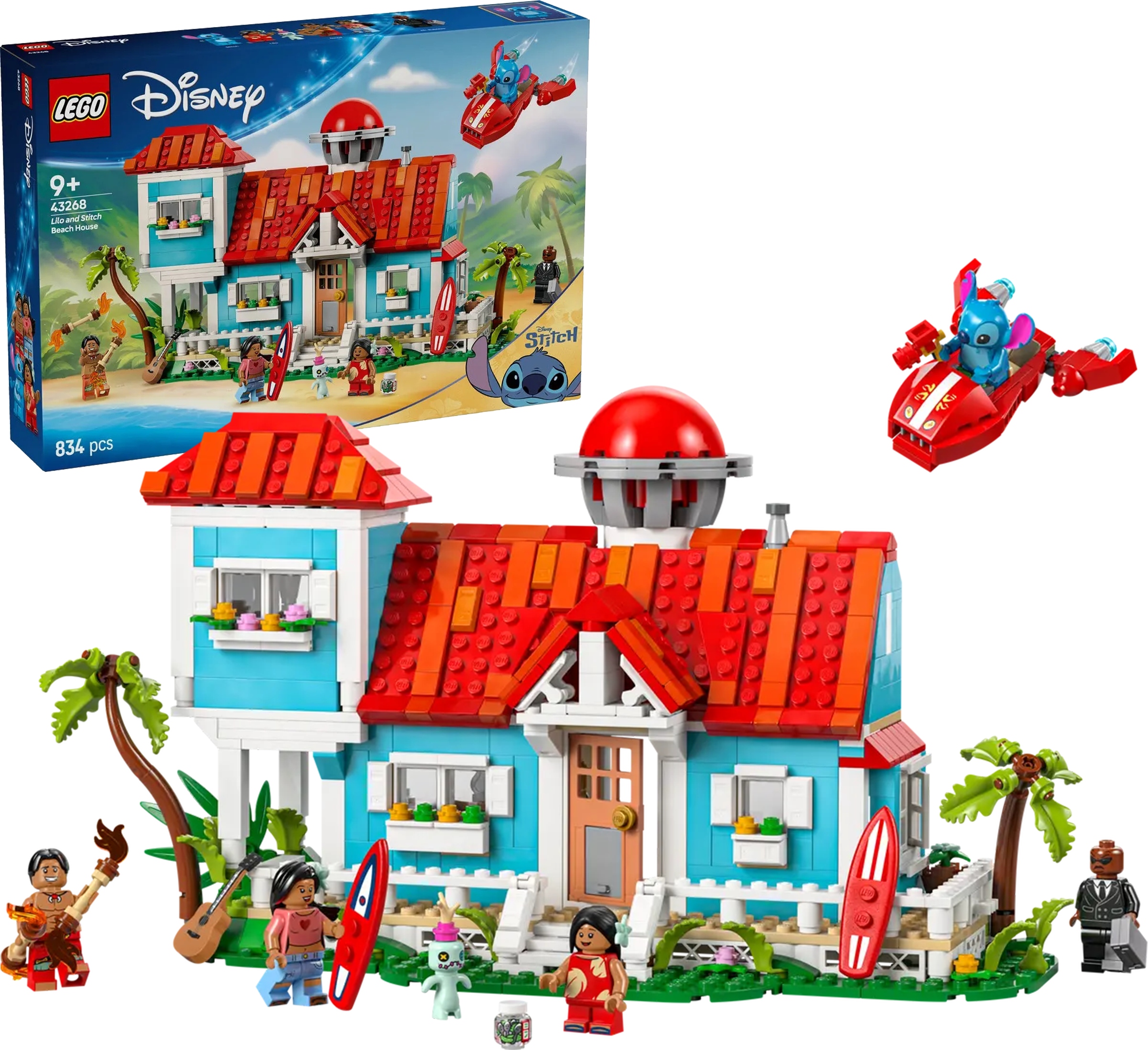 43268 - lego disney - domek na plaży lilo i stitcha