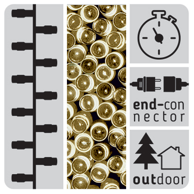 lampki choinkowe 180 led białe z timerem i kontrolerem 8 funkcji święta