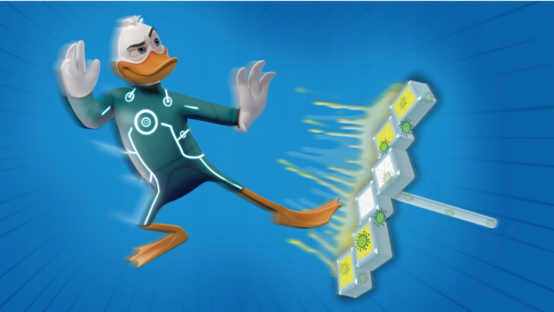 duck fresh discs virtual violet - żelowy krążek do toalety 72ml (2 x 36ml)