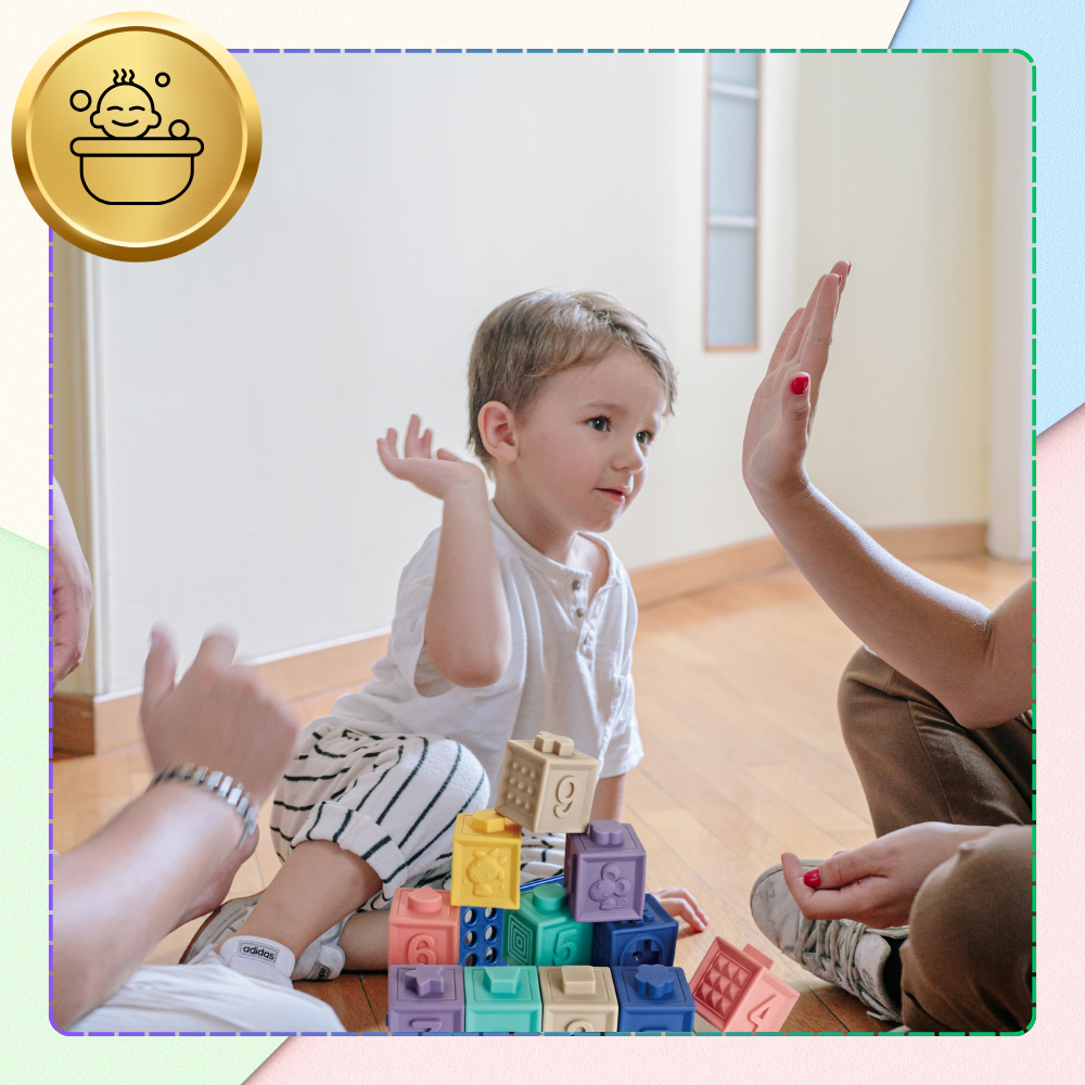 miękkie kreatywne klocki sensoryczne dla niemowląt dzieci funkcja gryzaka