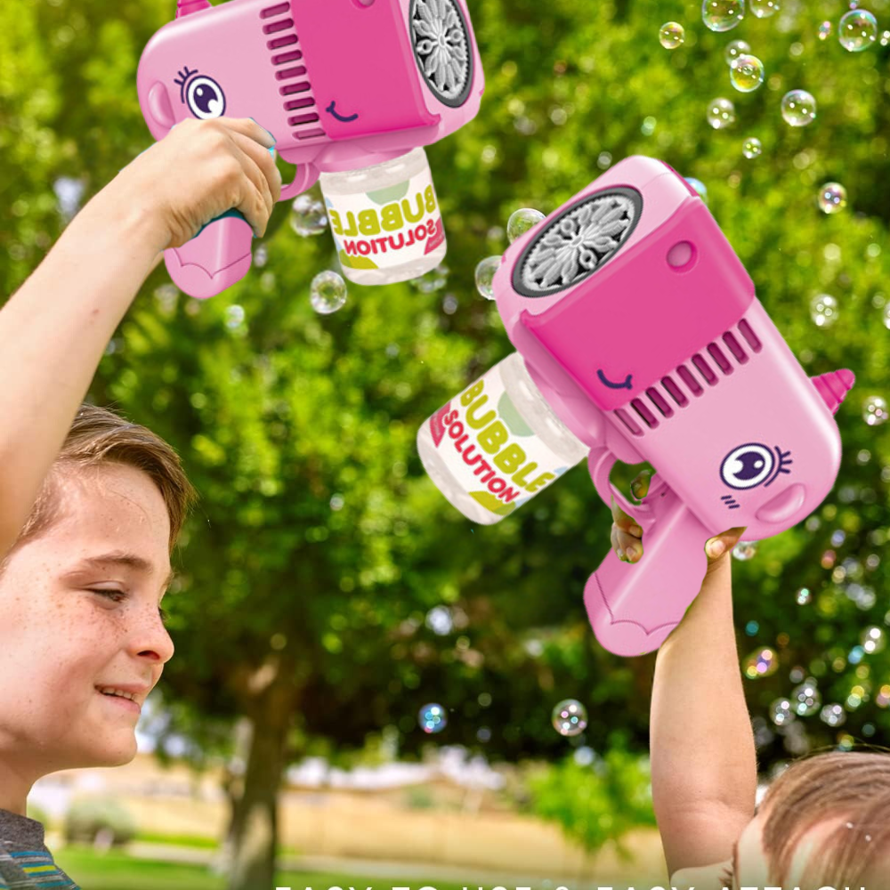 pistolet na bańki mydlane aparat do tworzenia baniek mydlanych + płyn
