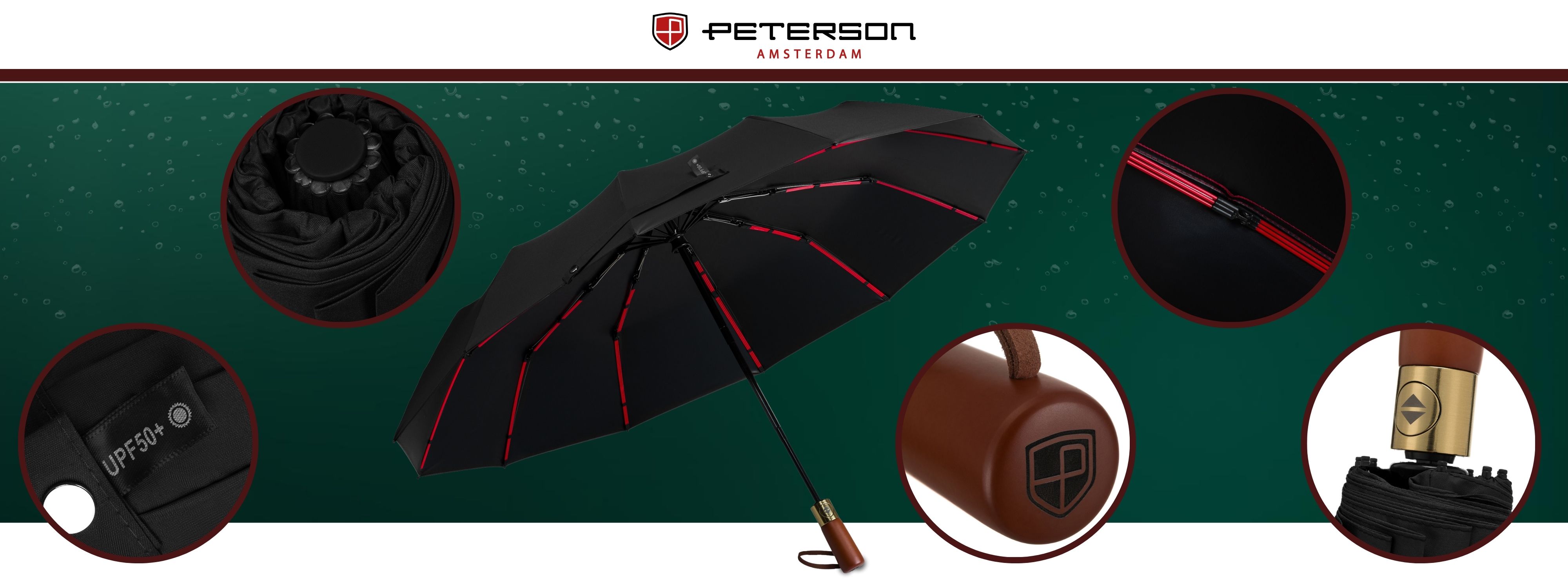 parasolka ptn umb-01t-6089 black