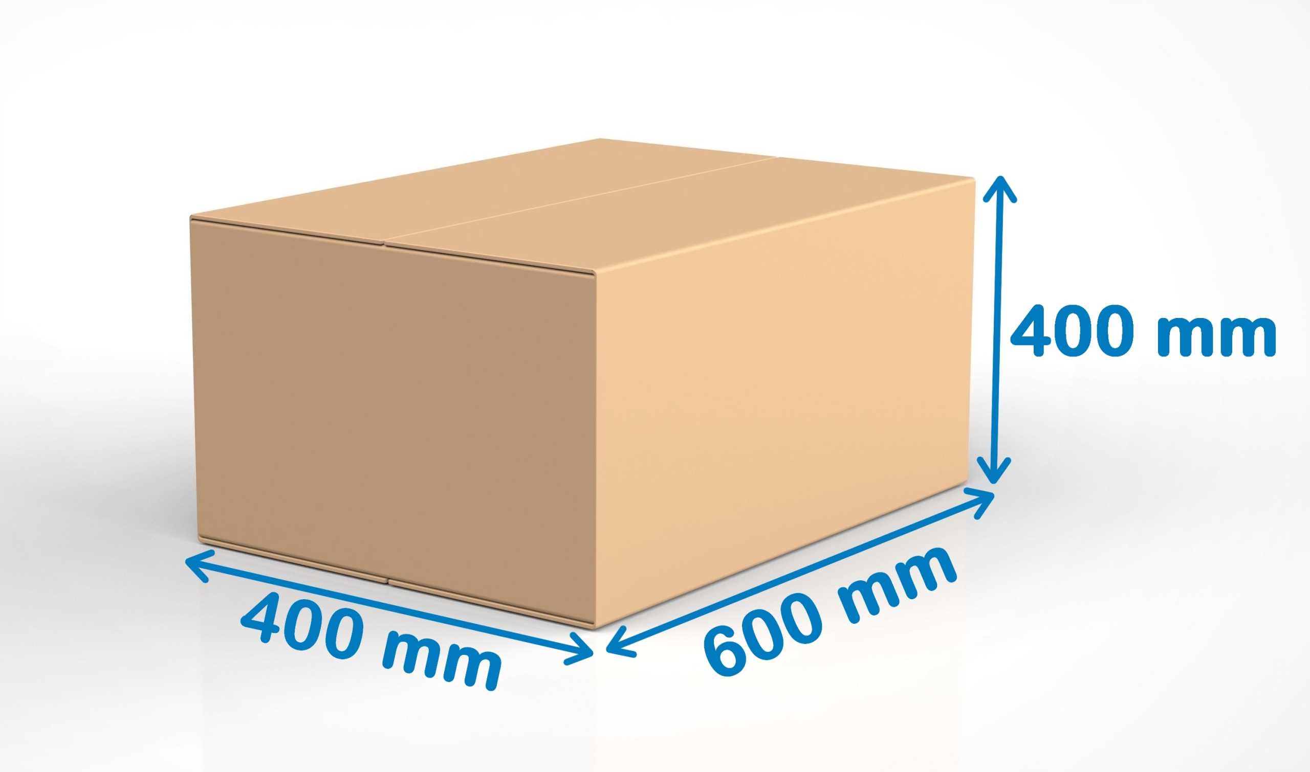 karton klapowy 600x400x400mm 5w bc 630g/m2 - 10 szt.