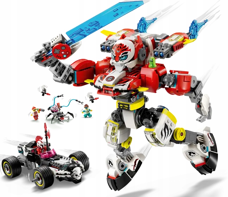 71497 - lego dreamzzz - tygrysi mech coopera i hot rod zero
