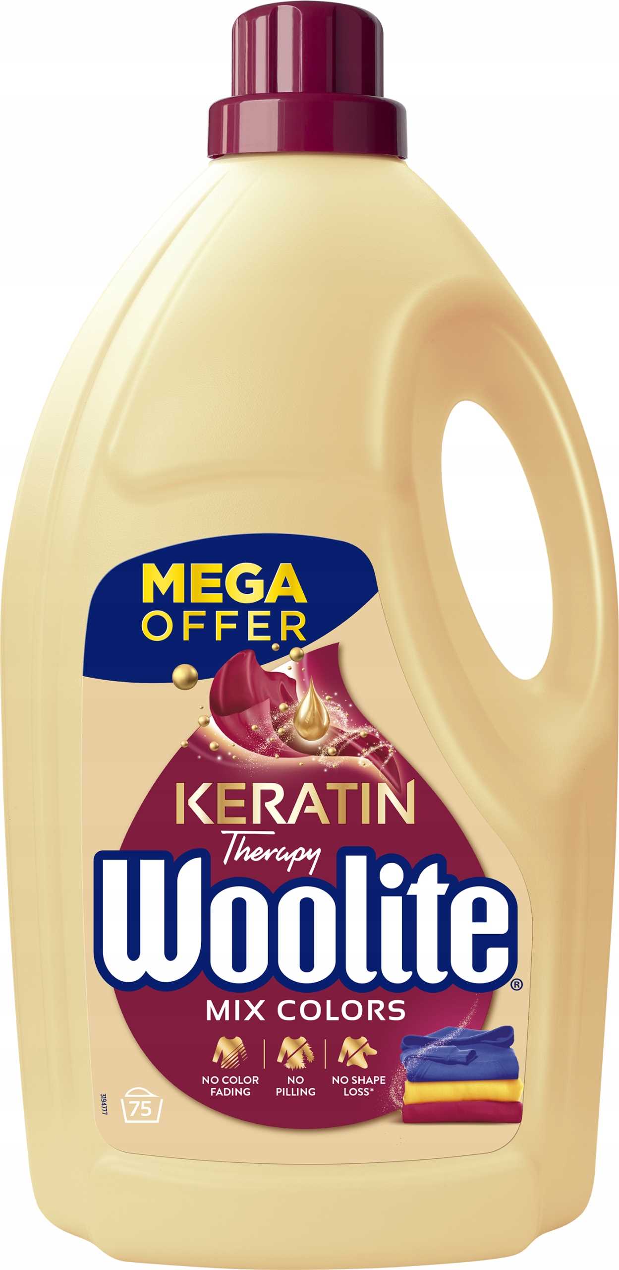 woolite colour keratin 4,5l/75 prań