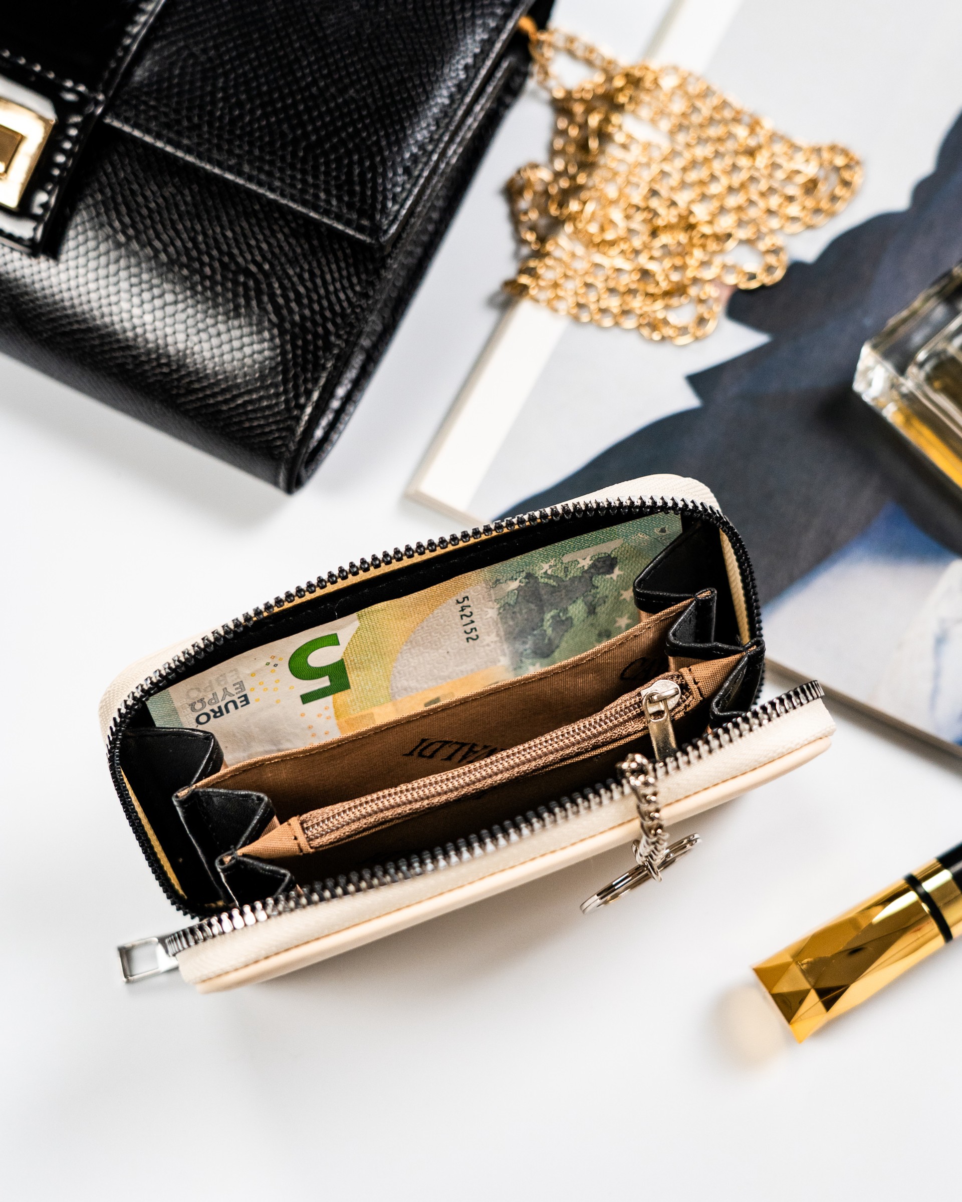 portfel damski pu abt-03-bl-3431 ecru