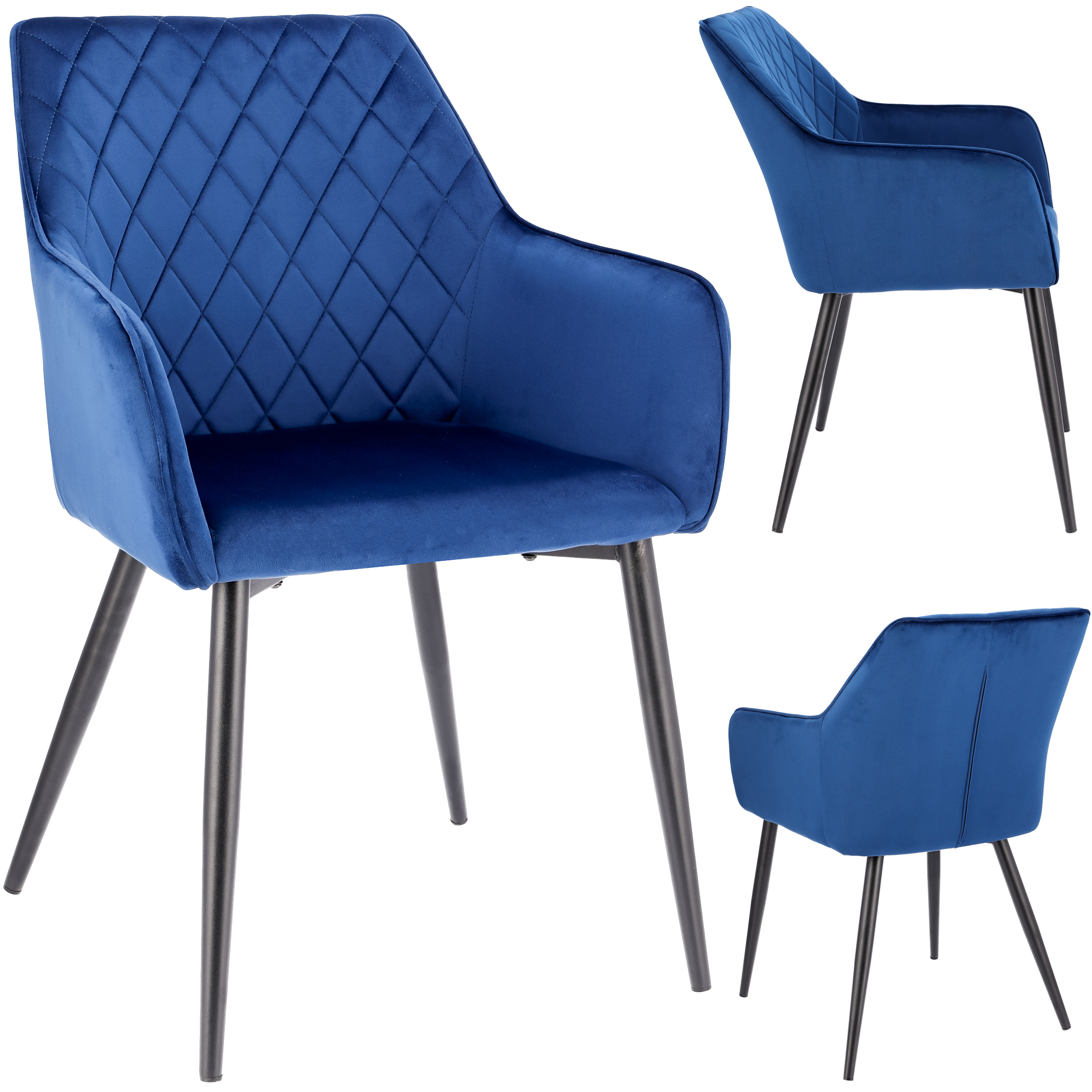 krzesło apis niebieskie