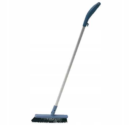 zestaw lobby szufelka zamykana na drążku + miotła do systemu lobby 25 cm