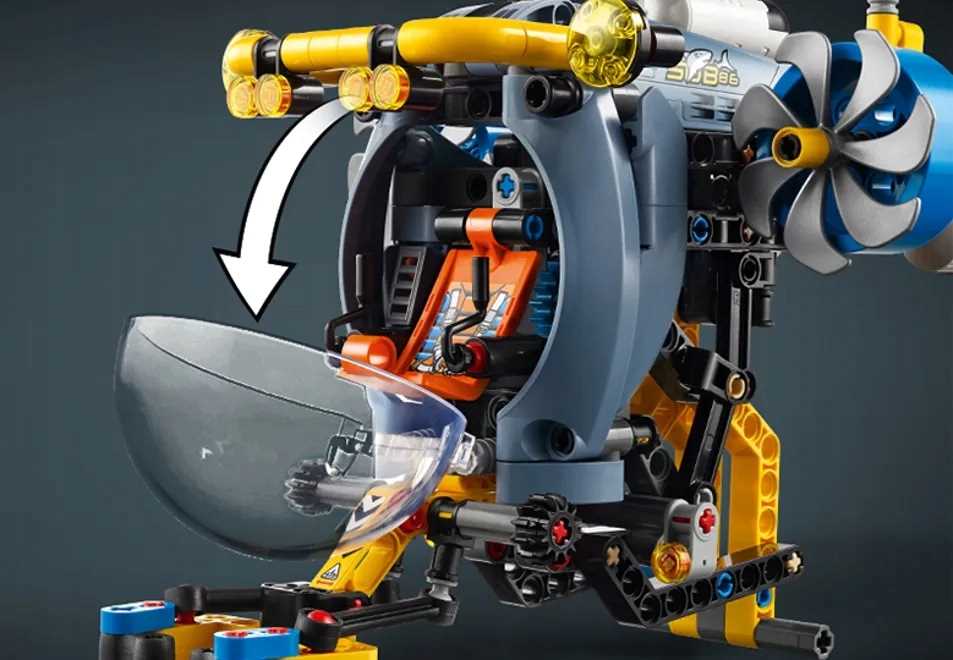 42201 - lego technic - badawcza łódź podwodna
