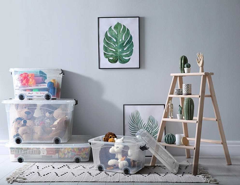 pojemnik roller box 20l, pokrywa turkus