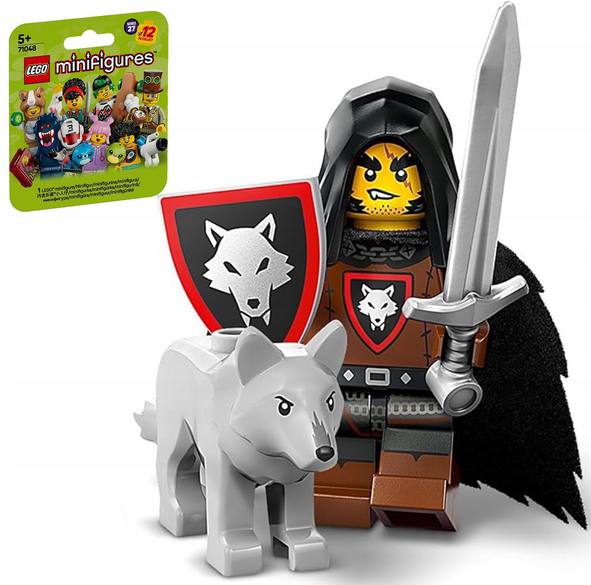 71048 - lego minifigures - władca wilczego stada col27-2 / seria 27