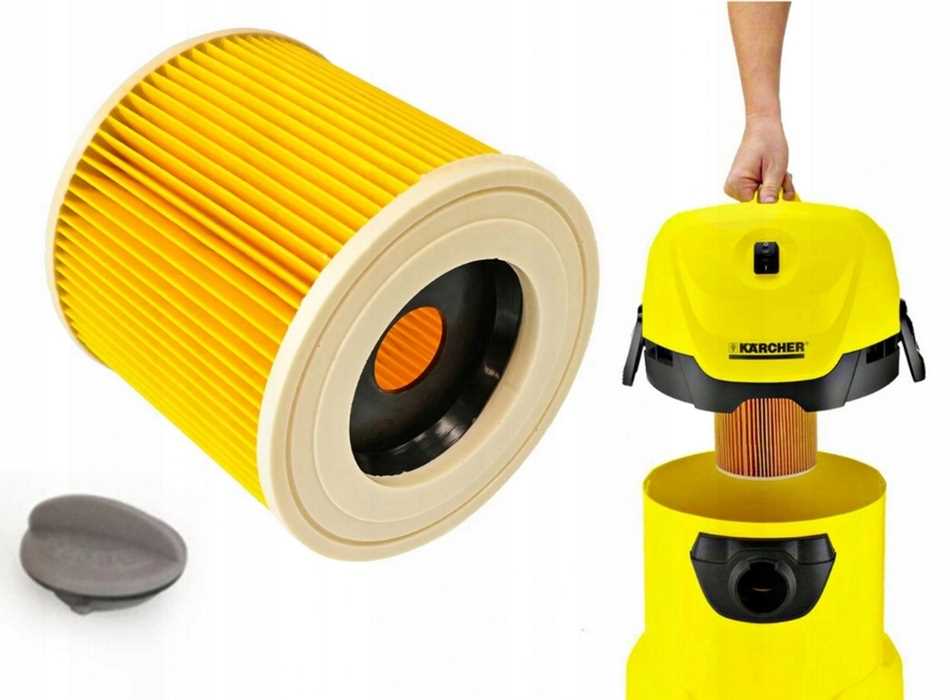 zestaw 10x worek do odkurzaczy kärcher 6.959-130.0 + filtr powietrza