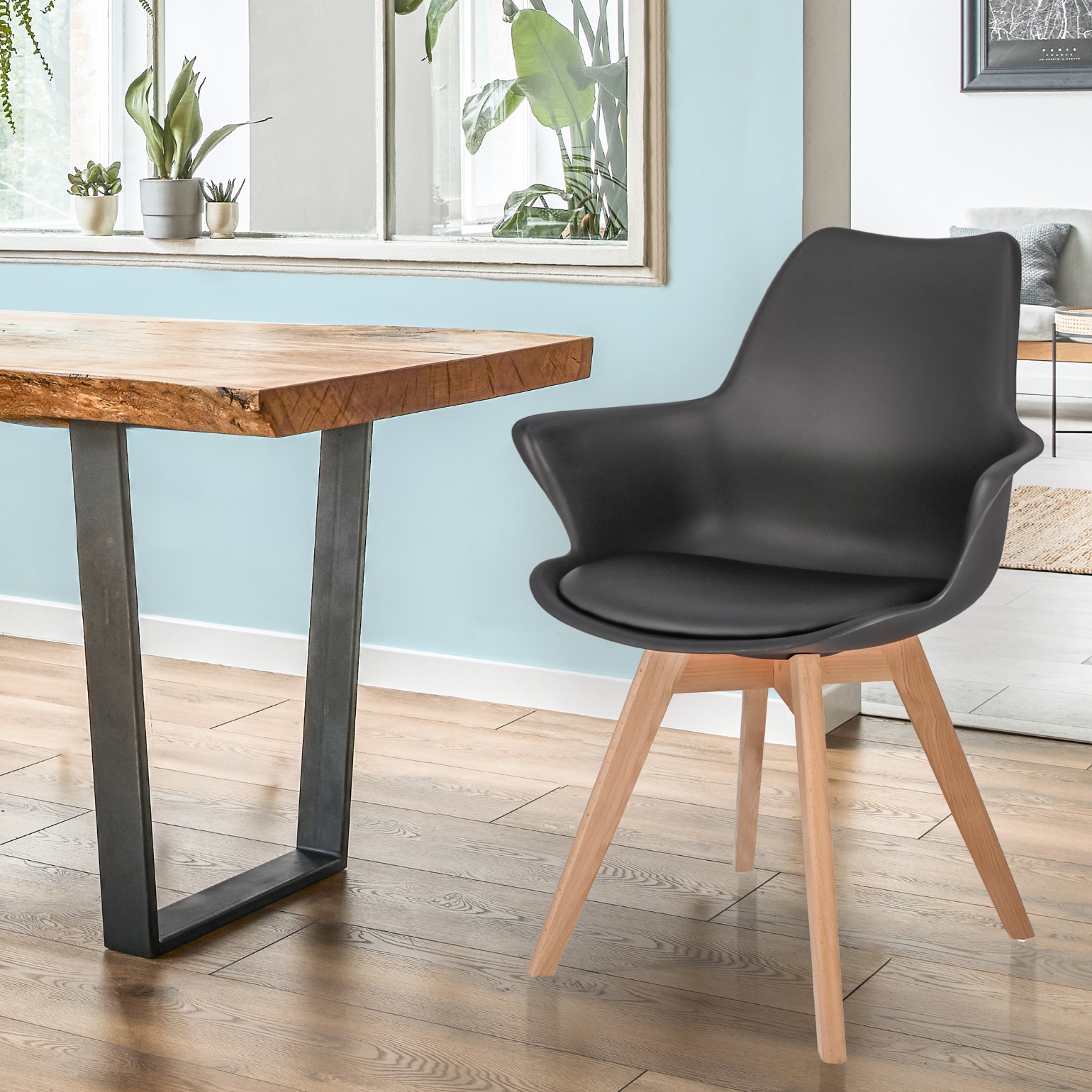 krzesło orlean czarne