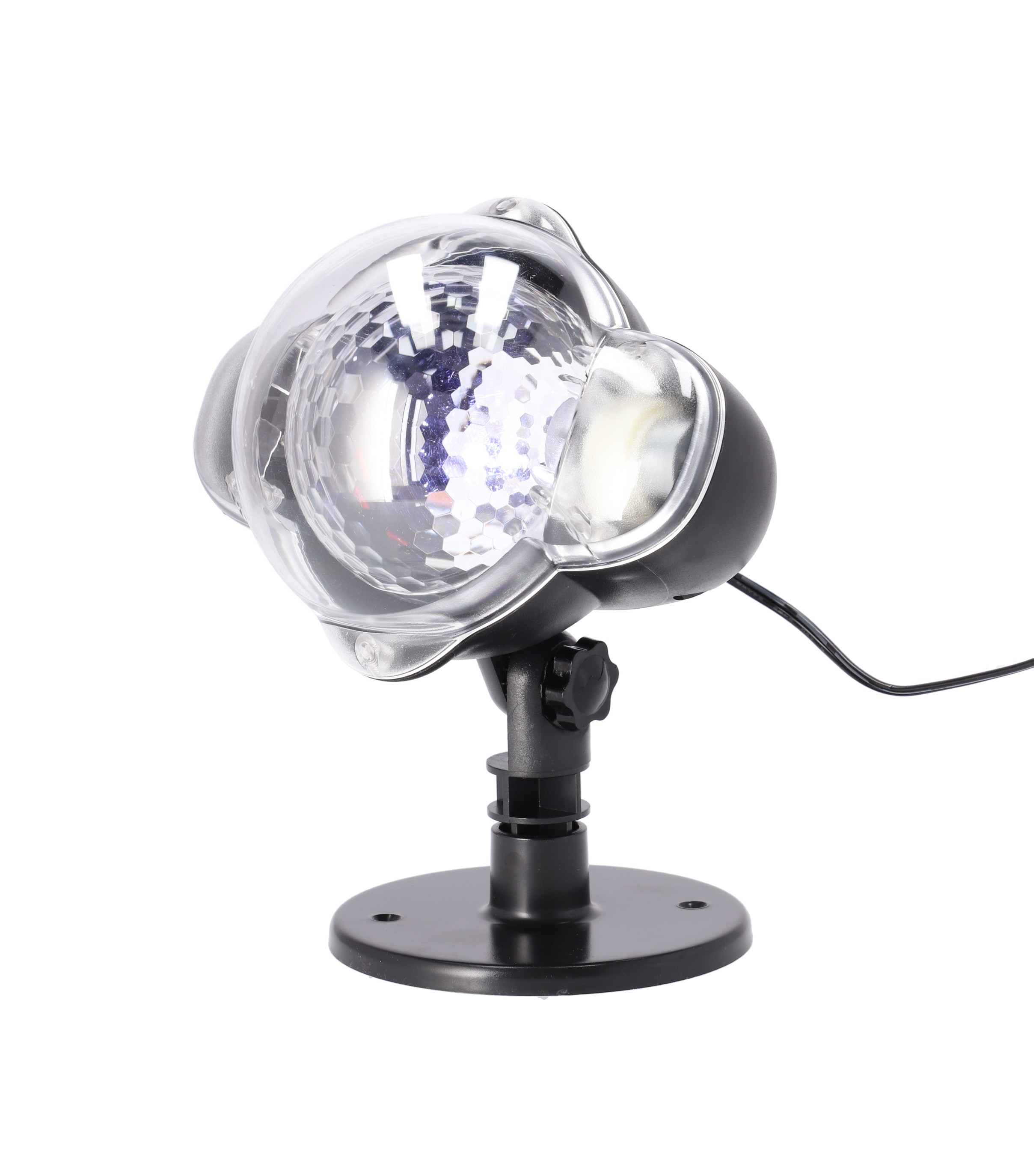 projektor led śnieżynki zimny biały pilot zewnętrzny dekoracja świąteczna