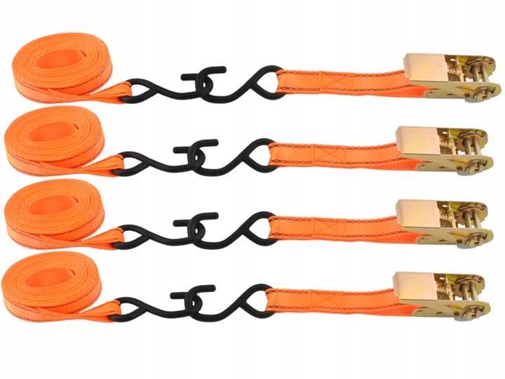 pas mocujący bagaż 4,5m/25mm - 4 szt.