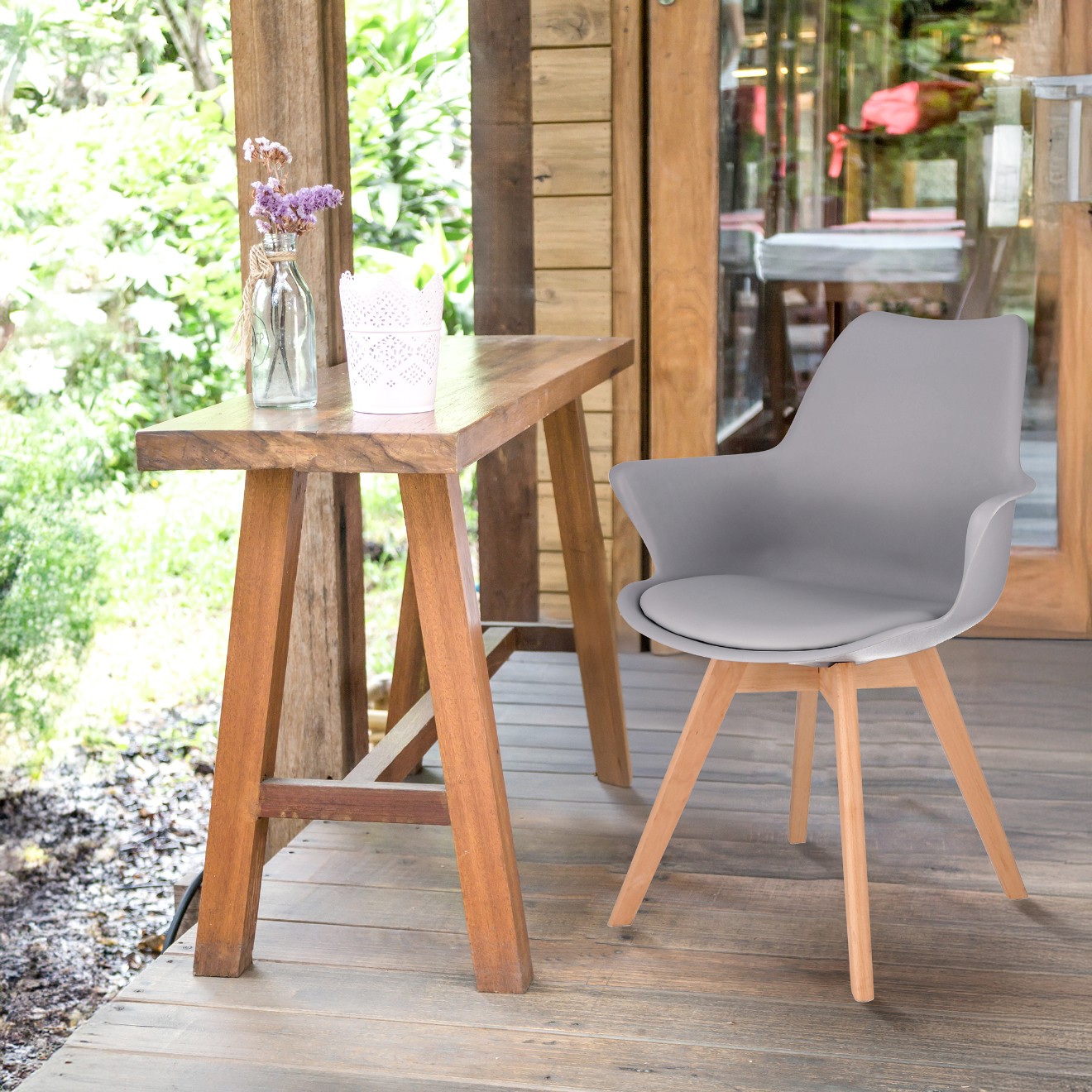 krzesło orlean szare