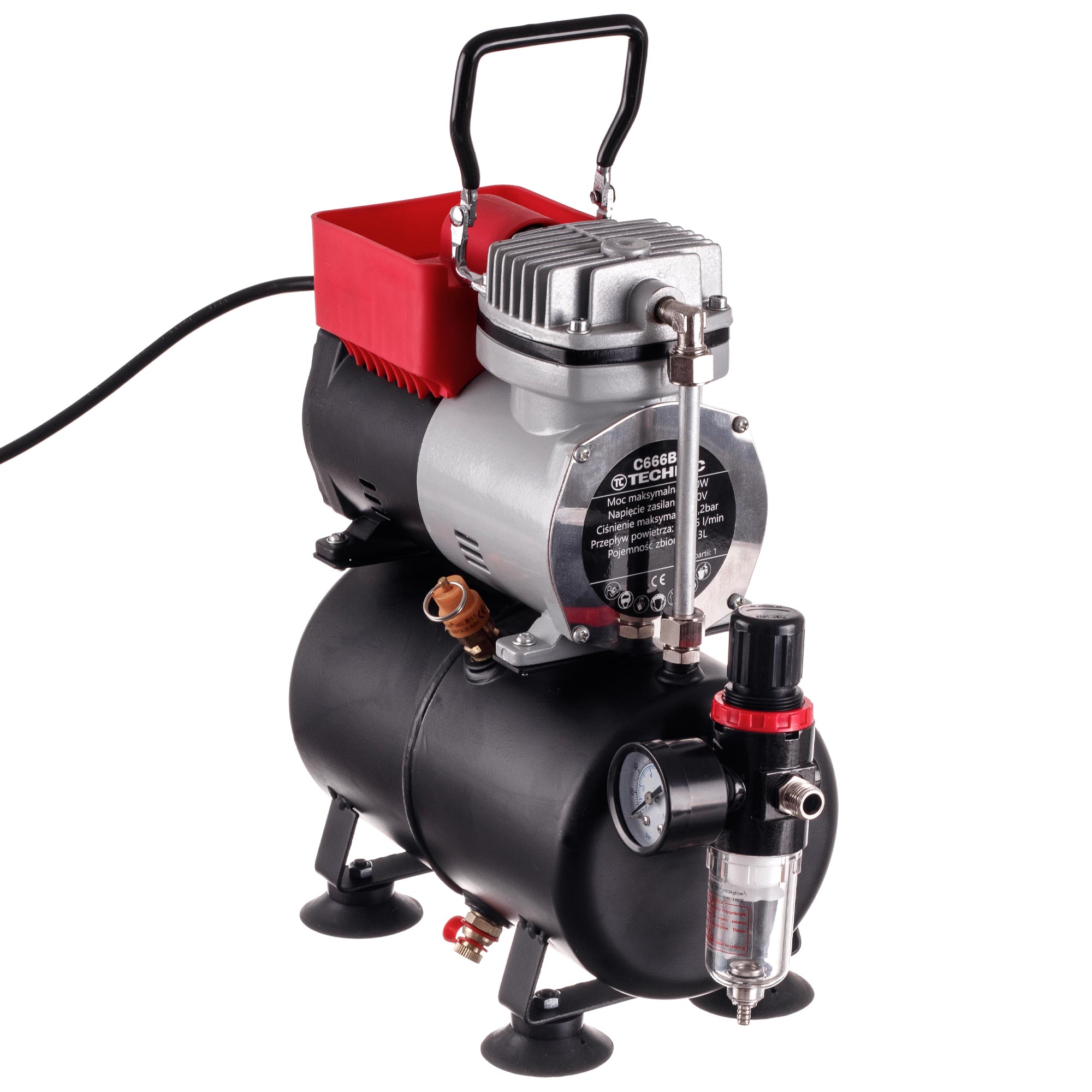 *kompresor 666b2 + redukcja 1/4-1/8 + teflon + oring