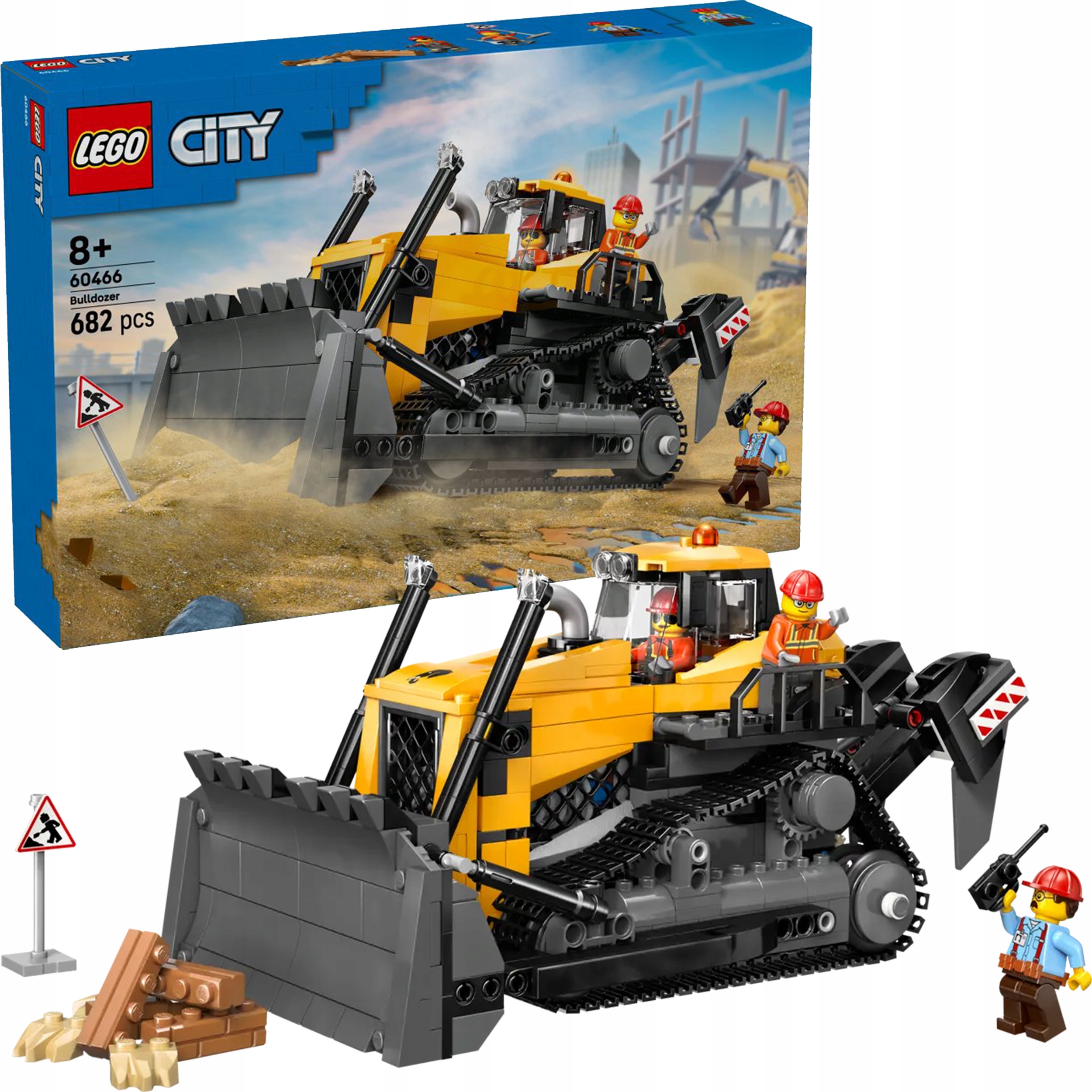 60466 - lego city - żółty buldożer
