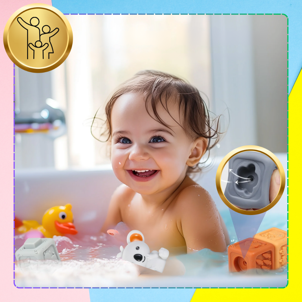 miękkie kreatywne klocki sensoryczne dla niemowląt dzieci funkcja gryzaka