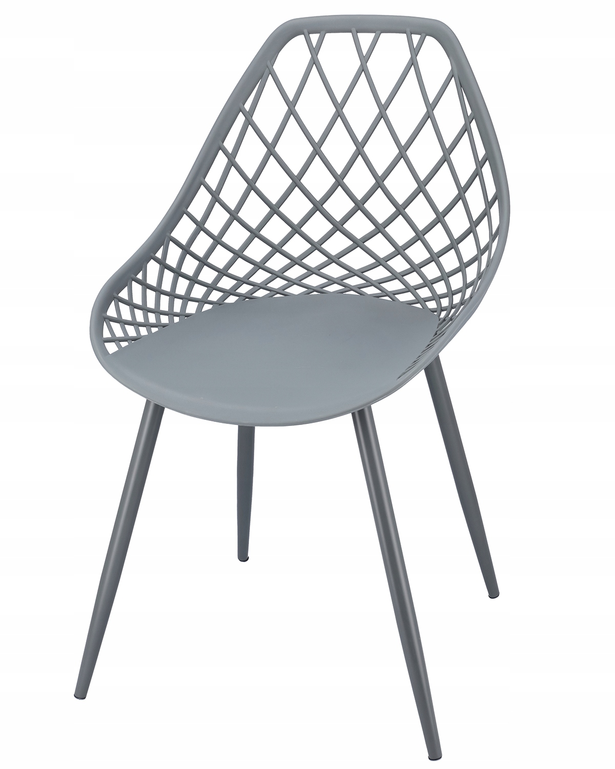 4 x krzesło aranda szare + nogi kolor